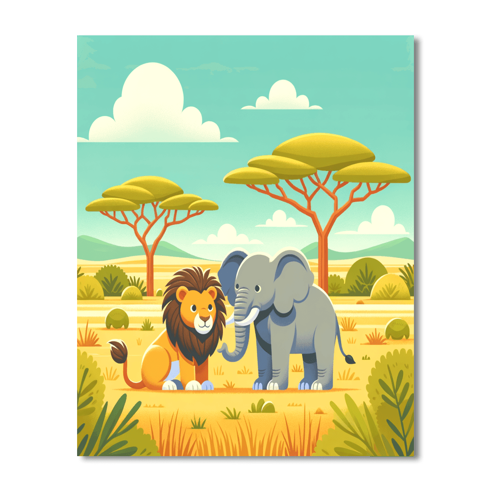 Majestic Safari Paint By Number