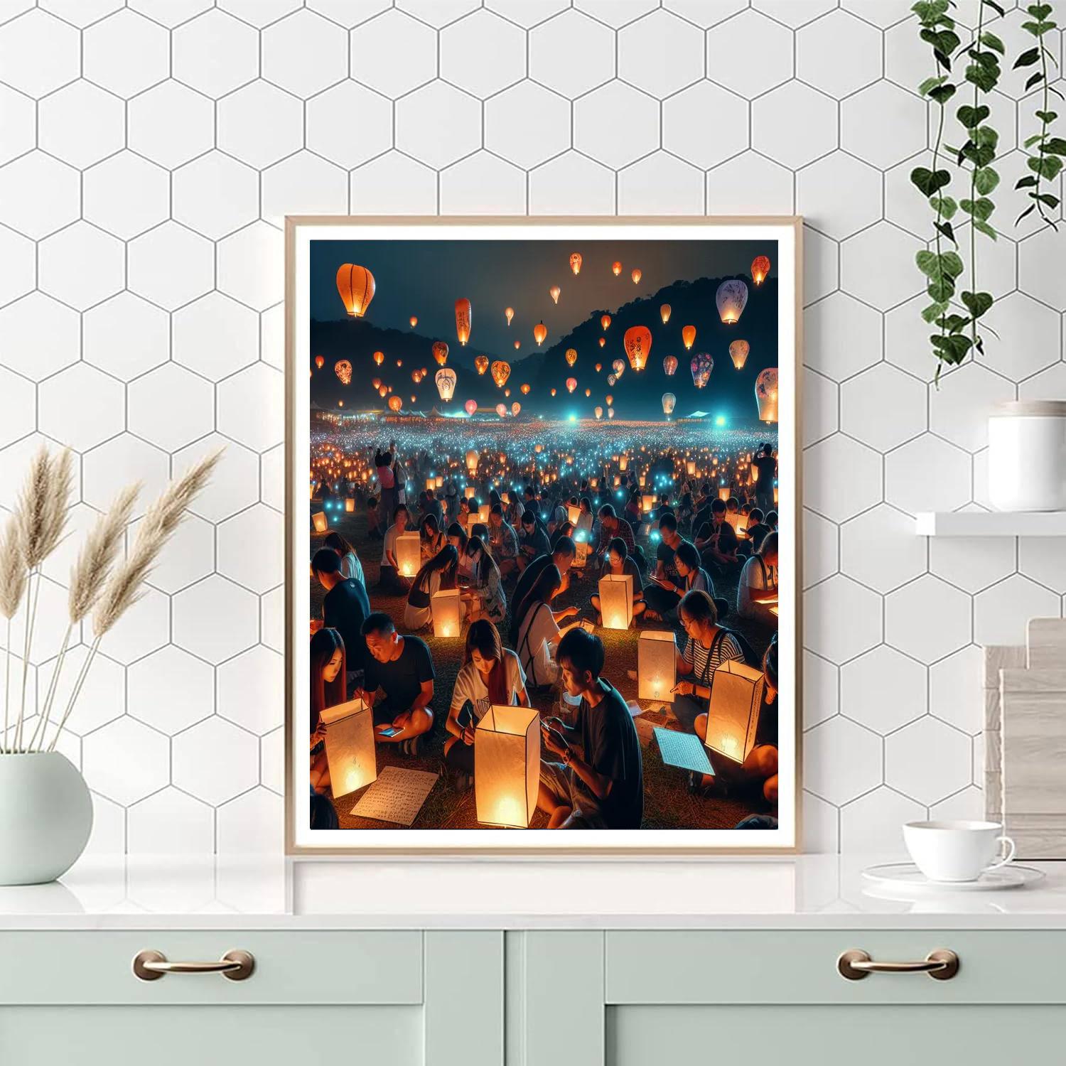 Taiwan Lantern Festival - Pingxi Painting Number Kit