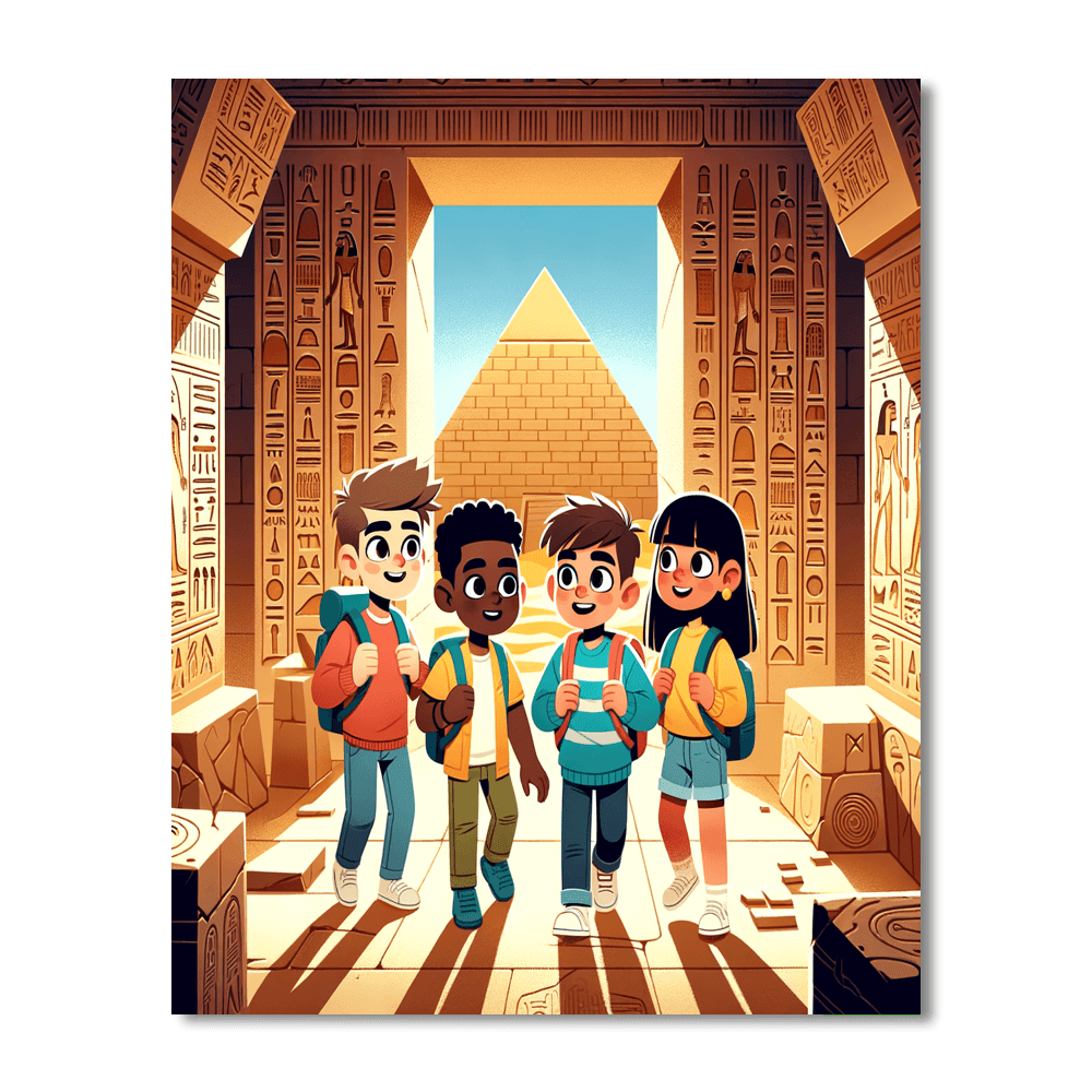 Ancient Egyptian Adventure - DIY Painting By Numbers Kit – Artistry Rack
