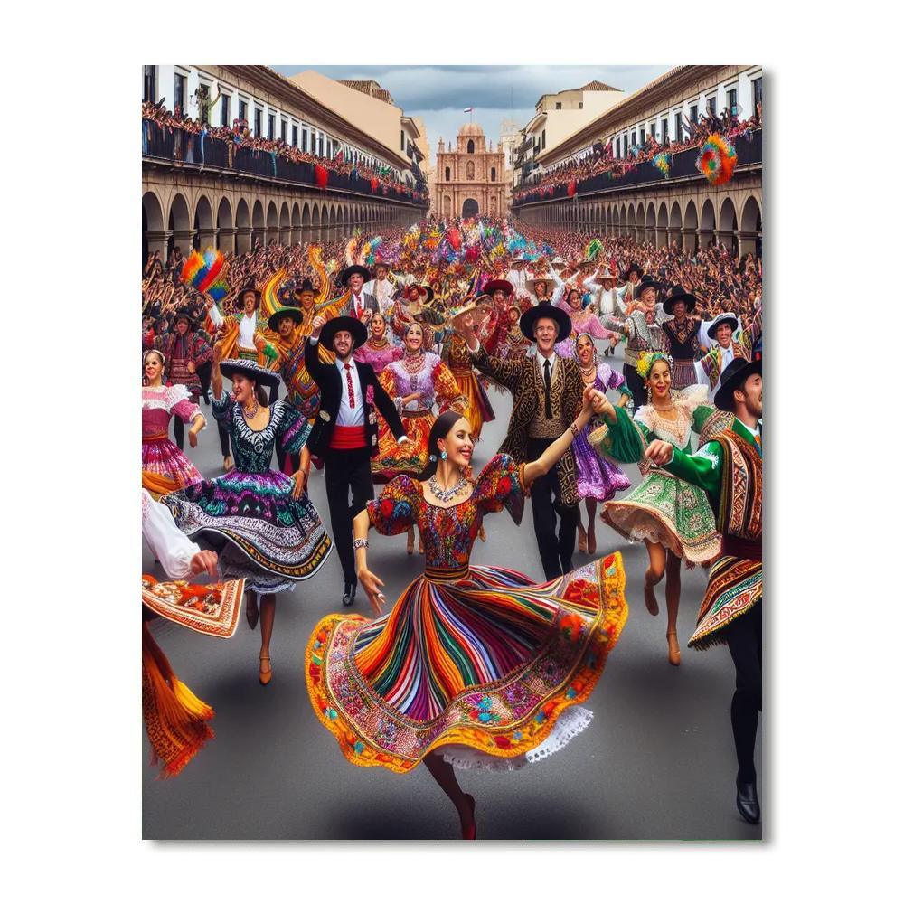 Oruro Carnival - Oruro DIY Paint By Numbers