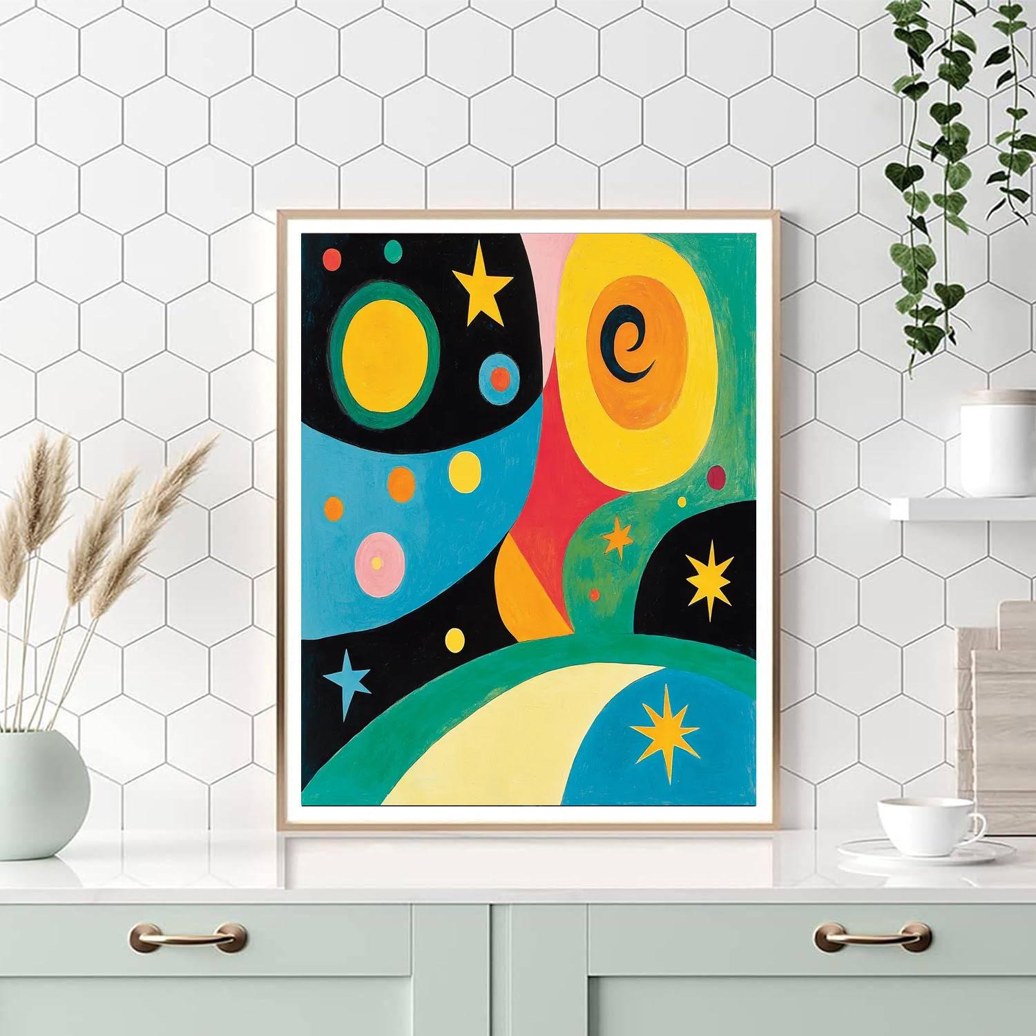 Joan Miró Inspired The Spirit Of Imagination  Number Painting