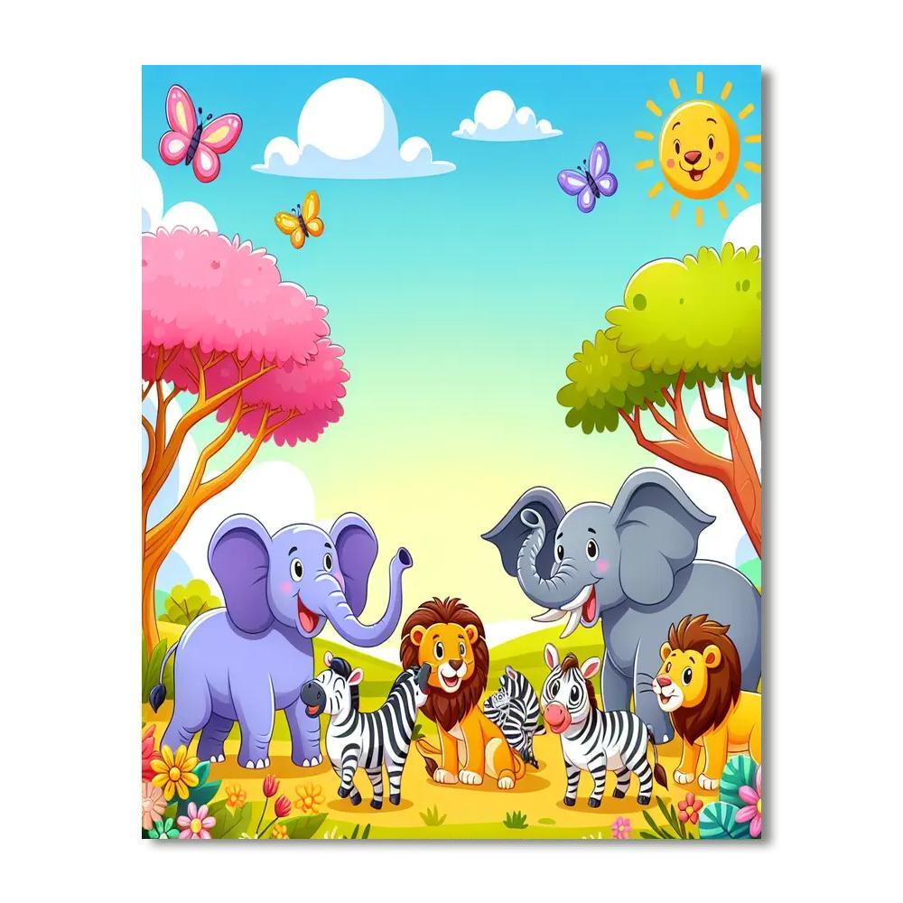 Safari Explorations Paint By Numbers
