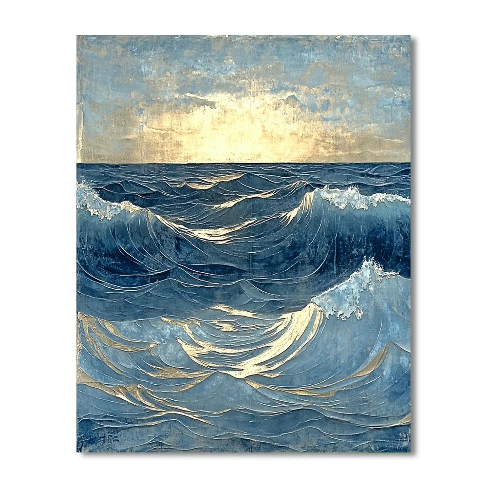 Michelangelo Inspired Timeless Tide  Paint By Numbers