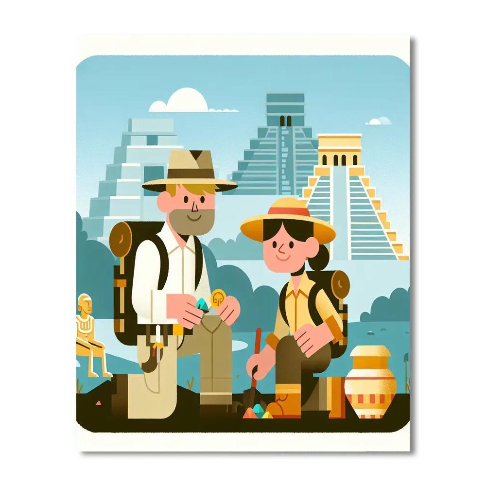 Historic Expedition Adventure Numbered Painting Kits