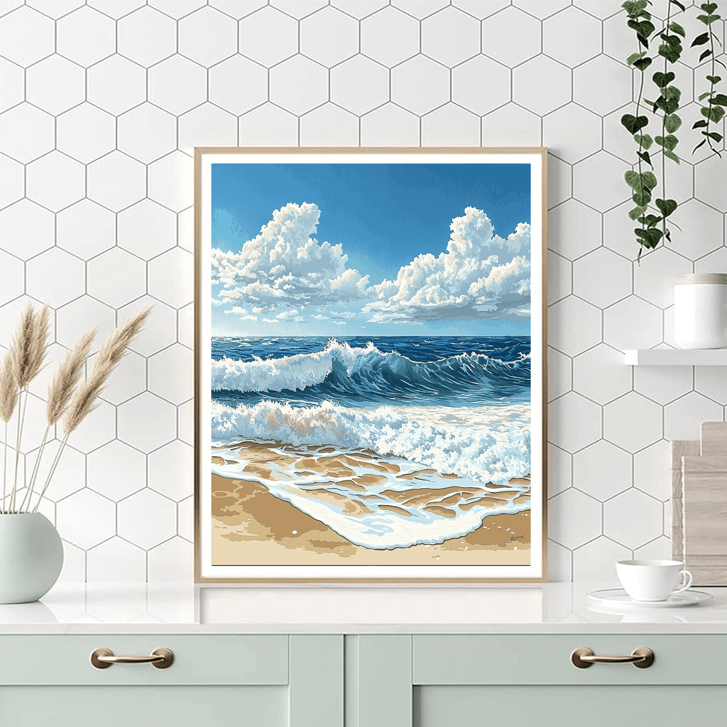 Winslow Homer Inspired Seaside Escape  Paint By Numbers Art