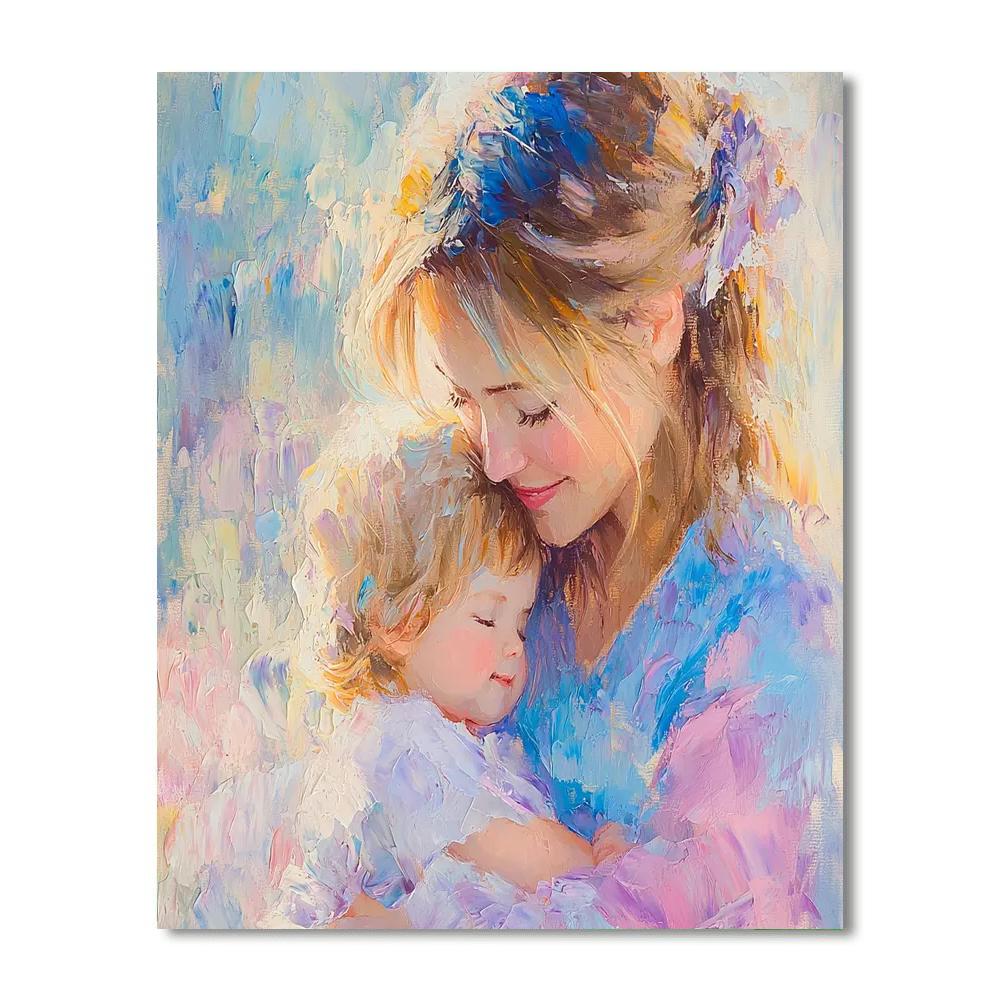 Tender Moments In Pastel Painting Number Kit