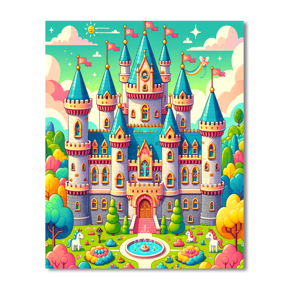 Dreamy Castle Adventure Paint By Number
