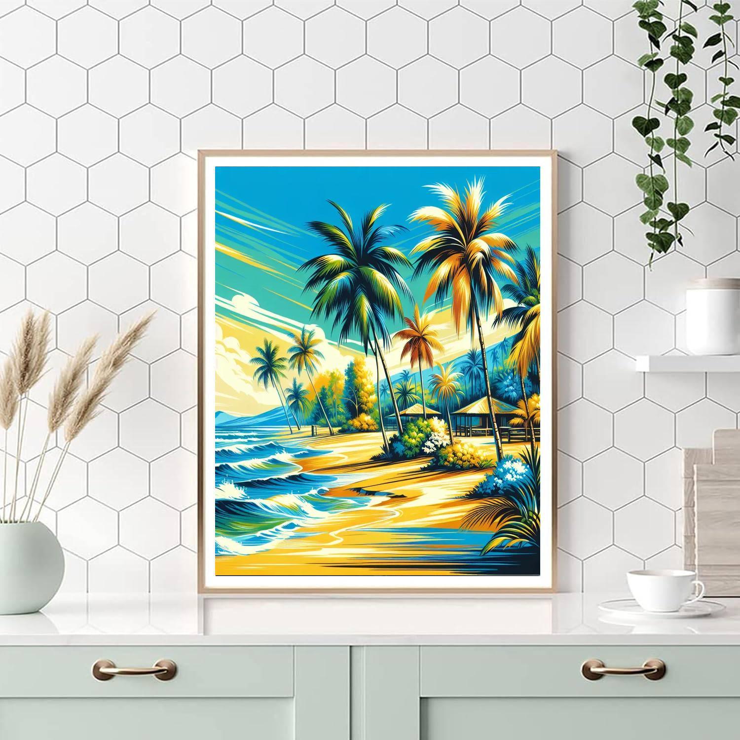Hawaiian Paradise Paint By Numbers