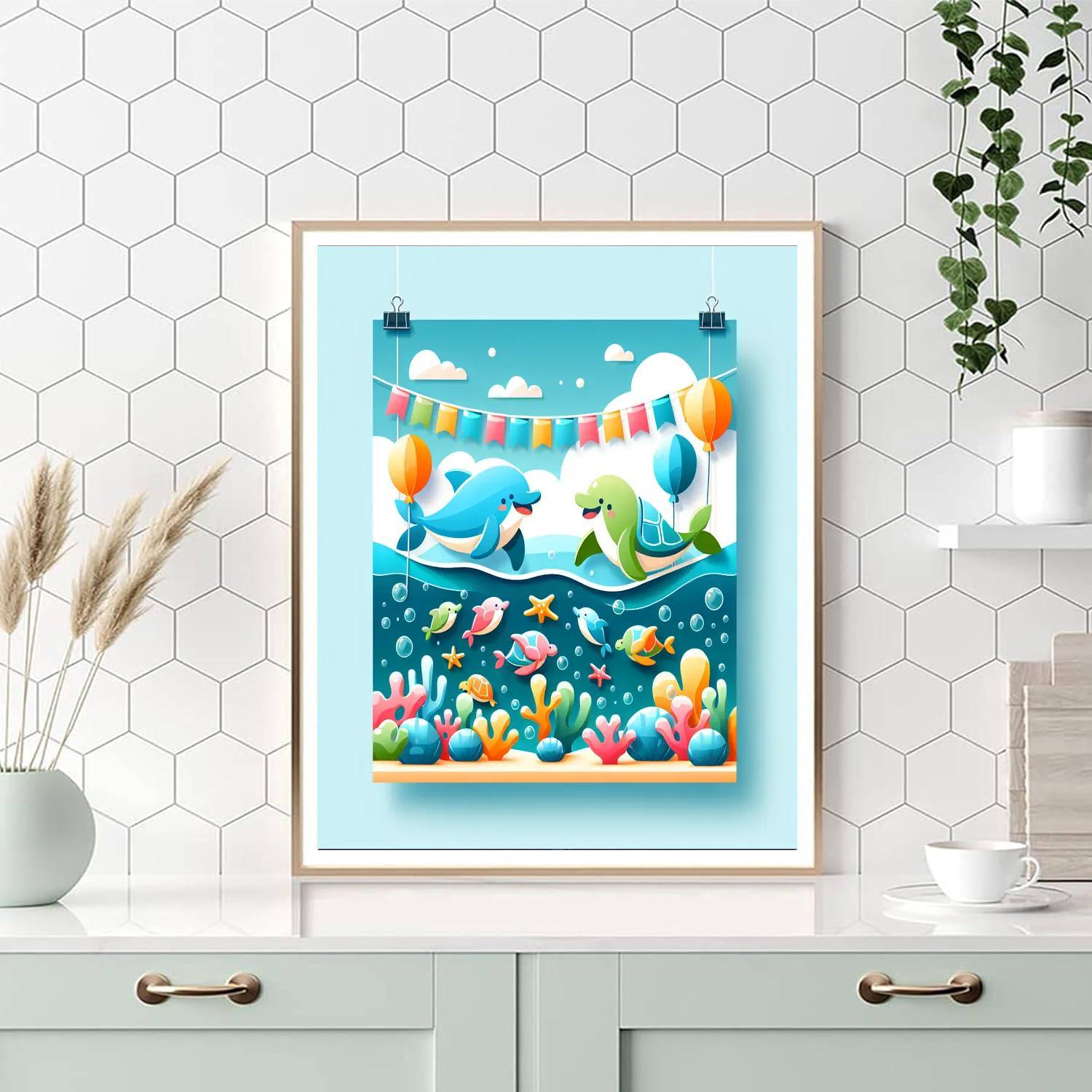 Ocean Harmony Festival Painting By Numbers Kit