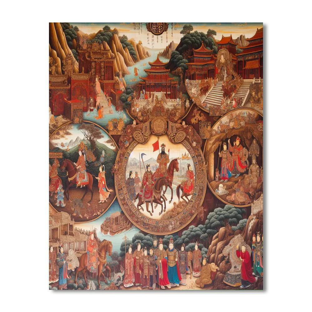 Timeless Historical Legends Paint By Color