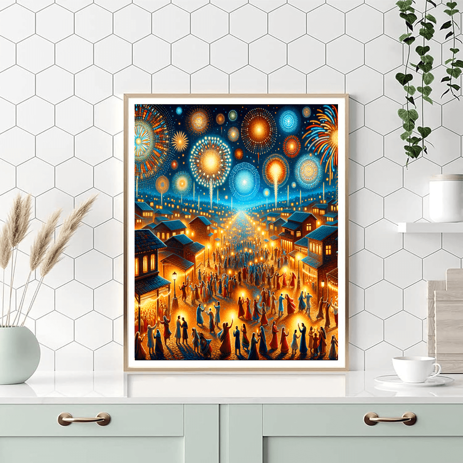 Diwali Festival Of Lights Paint By Number