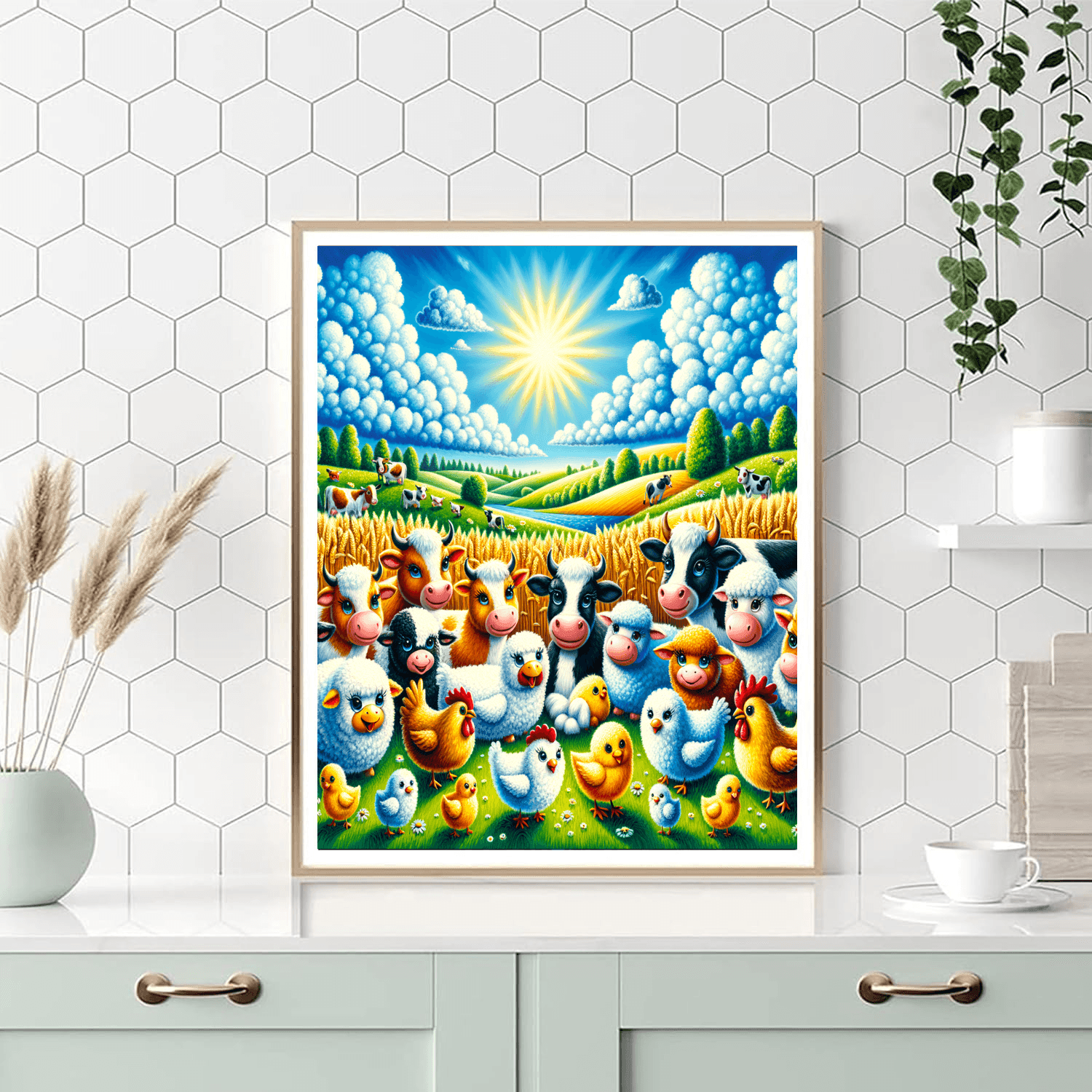 Happy Farm Life Paint By Numbers