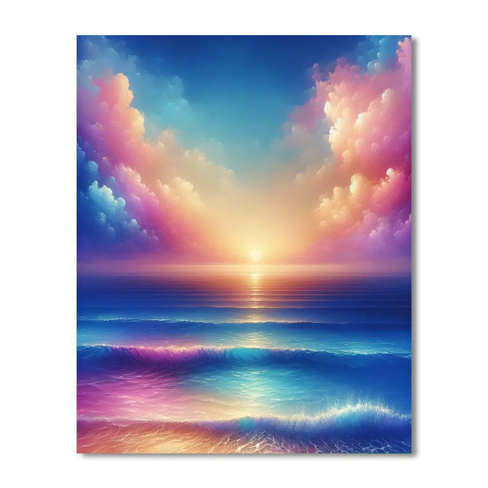 Ethereal Ocean Horizon Paint By Number