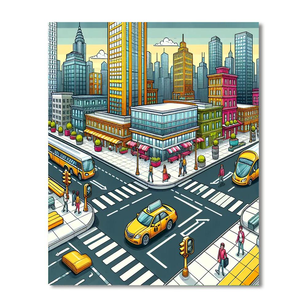 Urban Explorer's Quest DIY Paint By Numbers