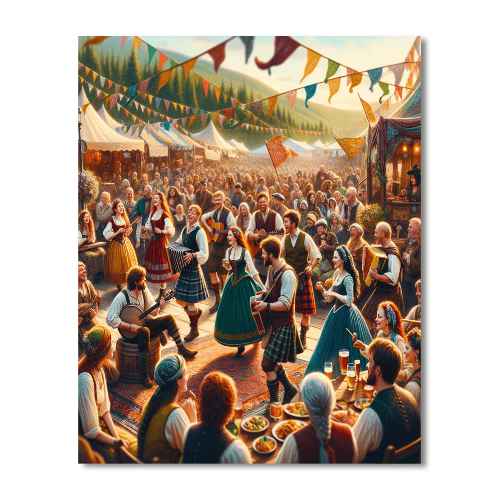 Celtic Festival - United States Paint By Numbers