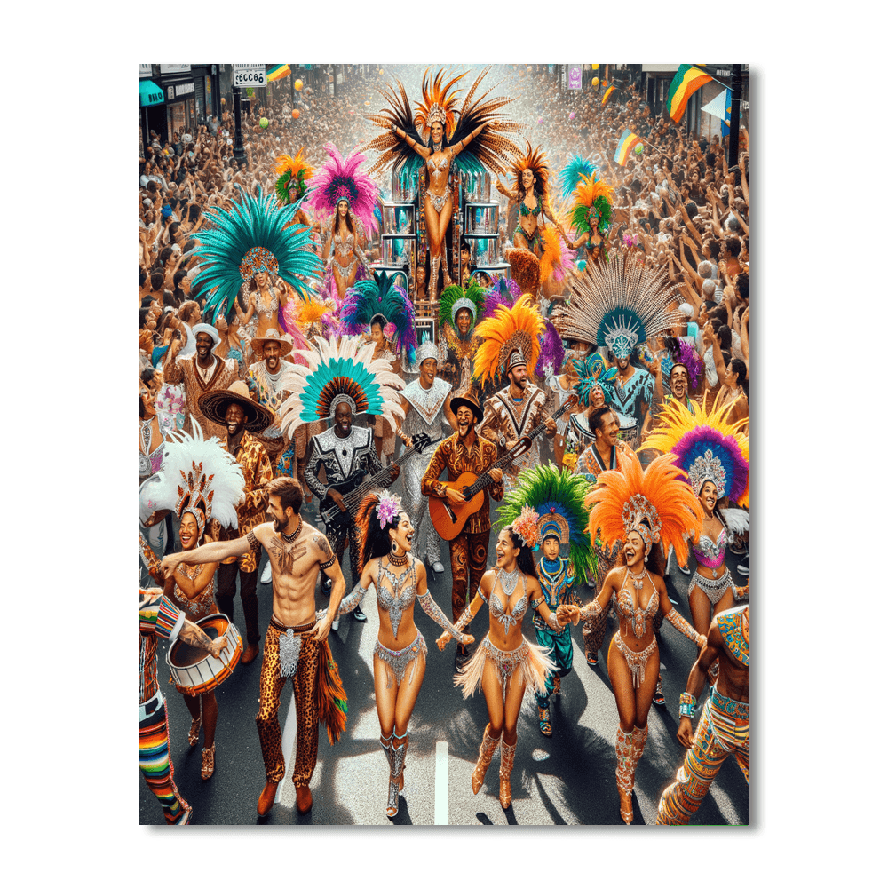 Carnaval De Barranquilla - Barranquilla Paint By Color