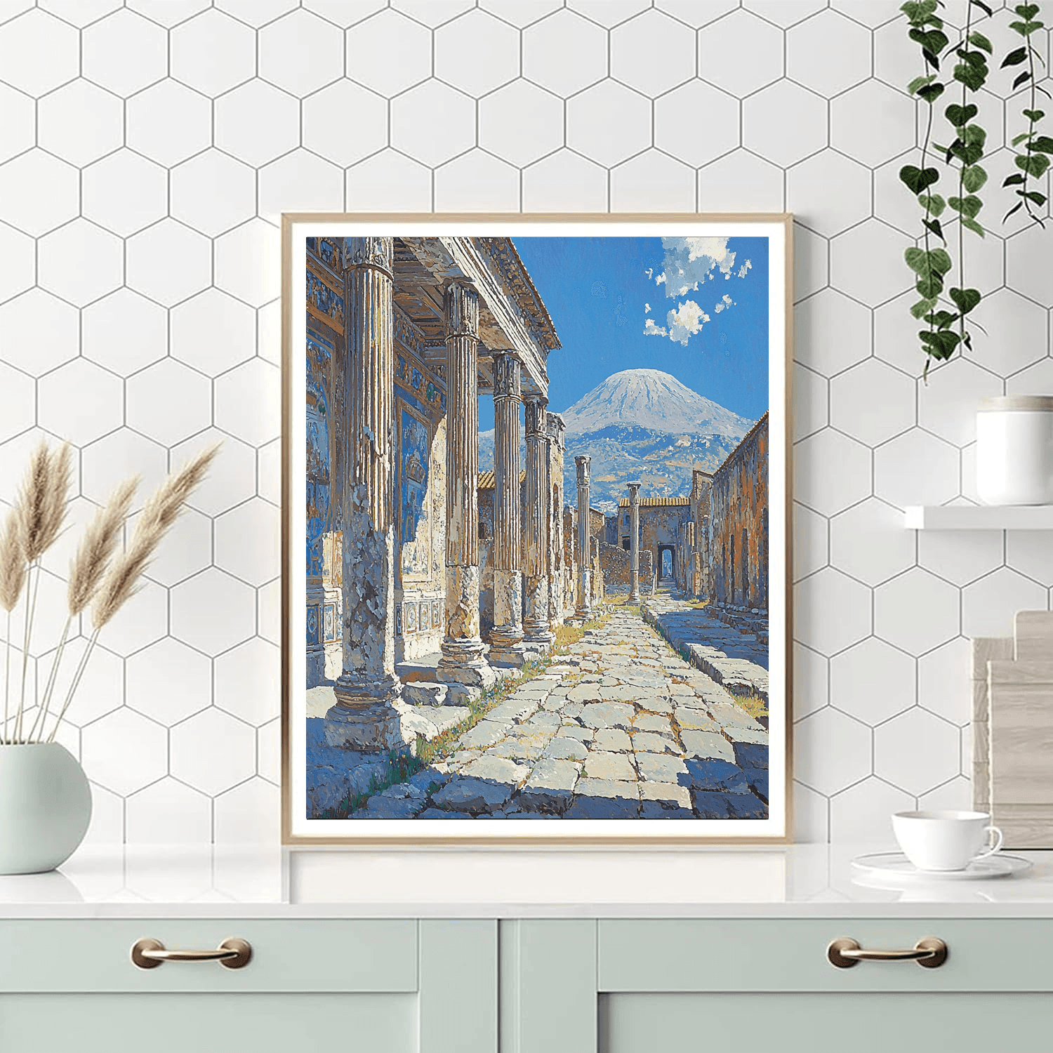 Pompeii Ruins DIY Paint By Numbers