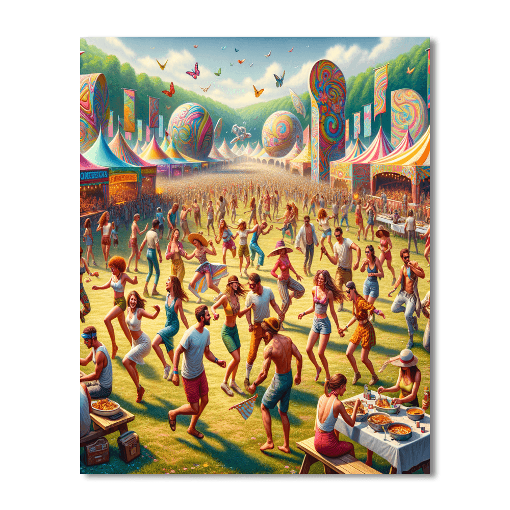 Pohoda Festival - Slovakia Painting Number Kit