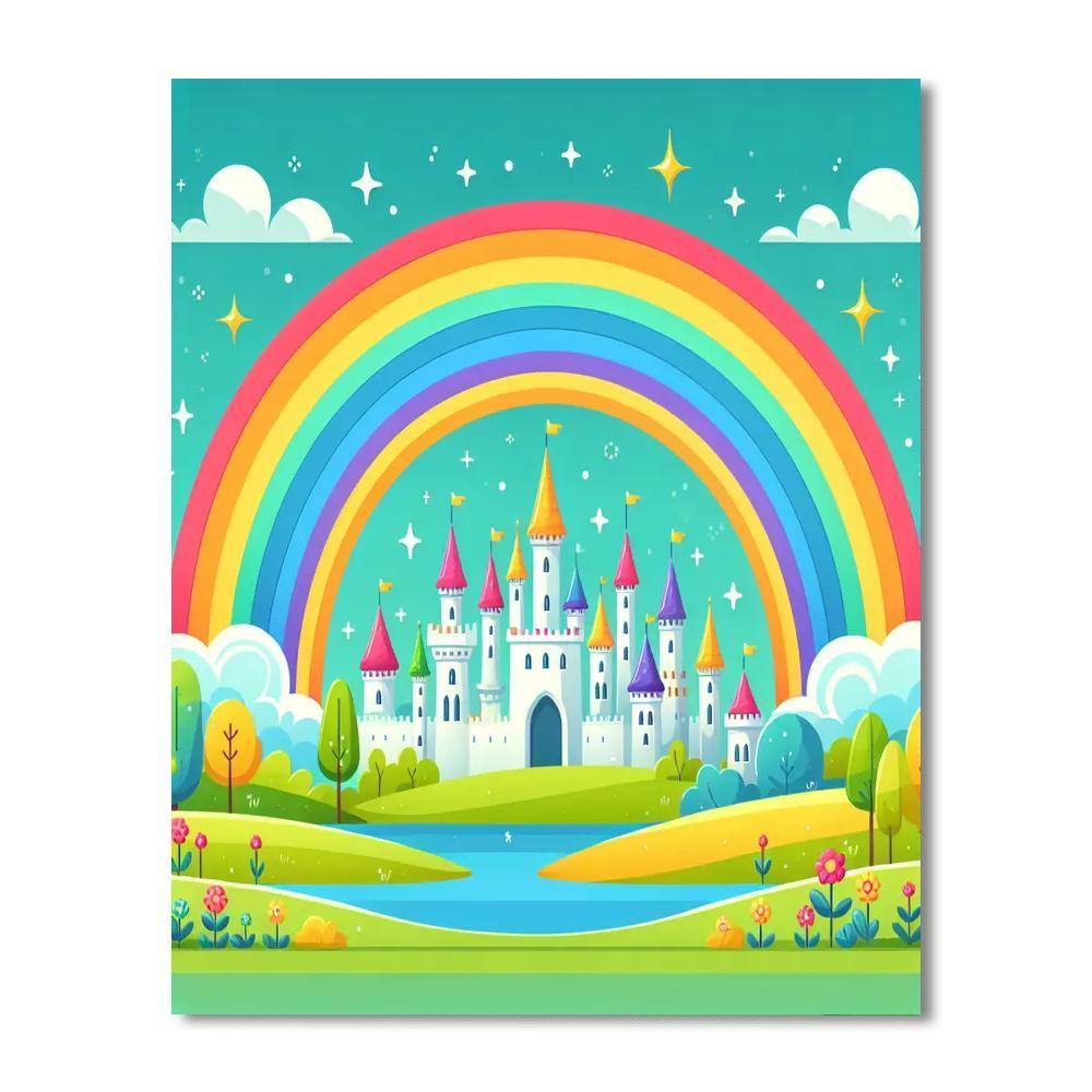 Rainbow Kingdom Paint By Numbers