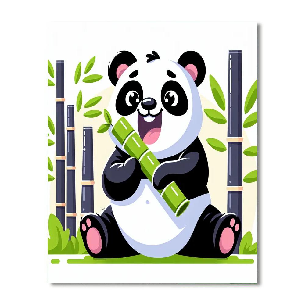 Jolly Panda DIY Paint By Numbers