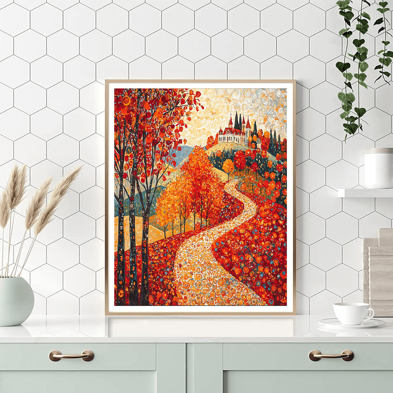 Gustav Klimt Inspired Whispers Of Autumn  Painting By Numbers Kit
