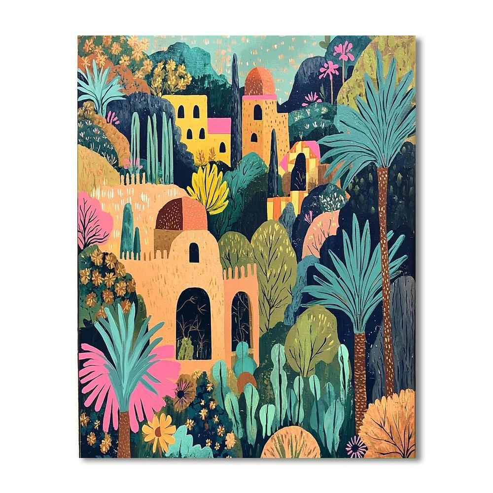 Frida Kahlo Inspired The Spirit Of The Ancestral Landscape  Paint By Numbers Art