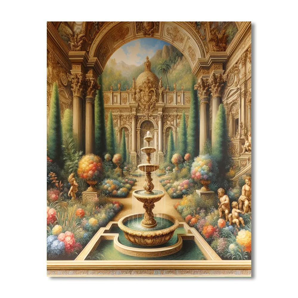 Renaissance Garden Extravaganza Paint By Color