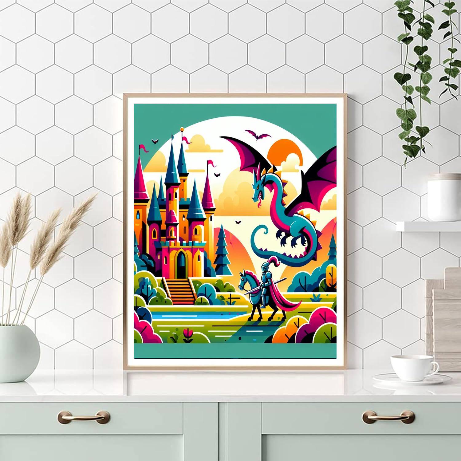 Fantasy Castles Paint By Numbers Kits
