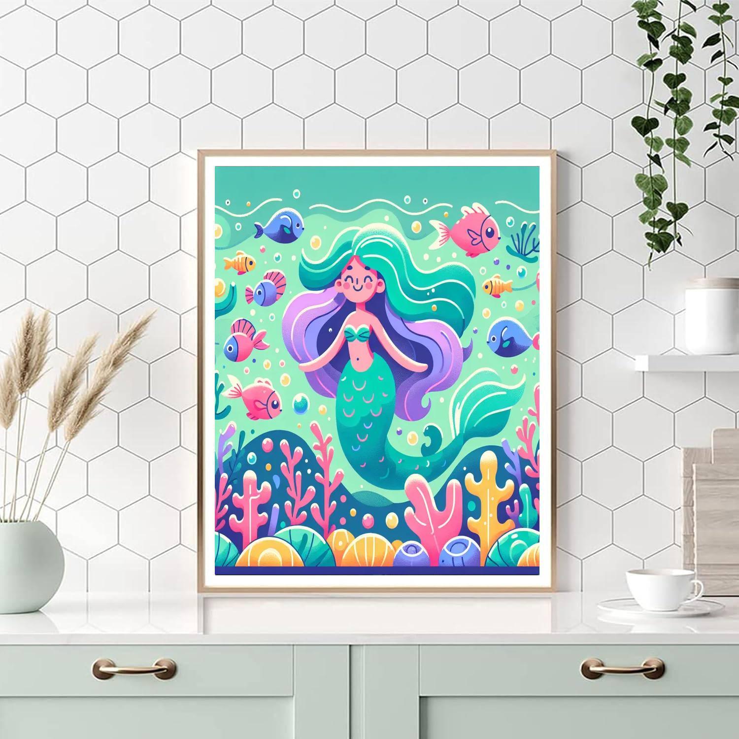 Adventurous Mermaid Paint By Number