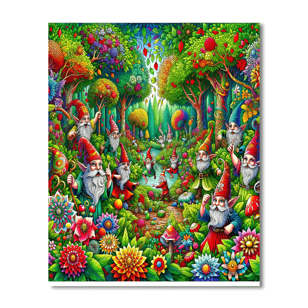 Folk Tale Forest DIY Paint By Numbers