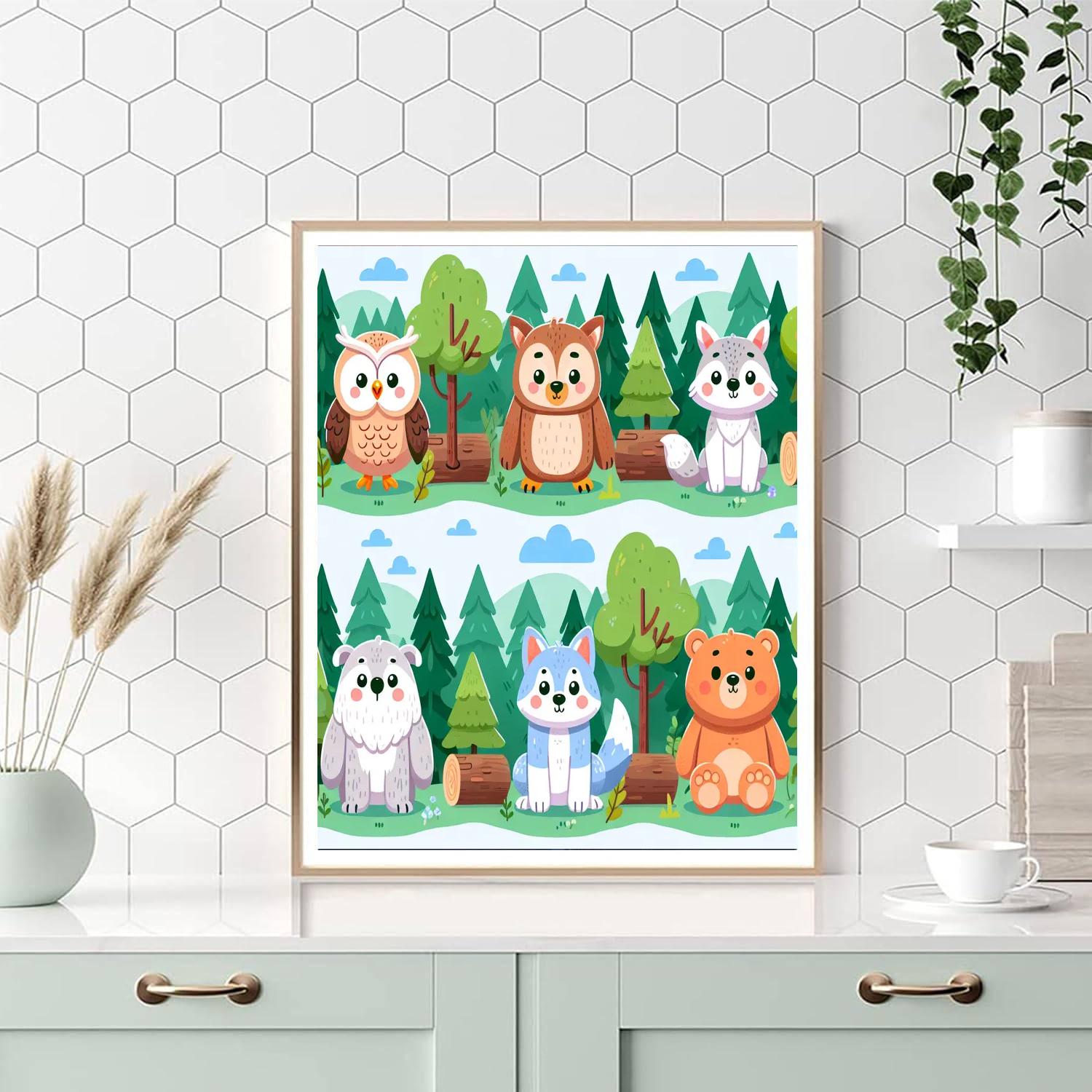 Forest Guardians Number Painting