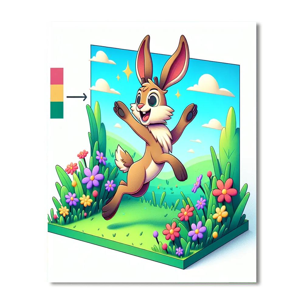 Jolly Jackalope DIY Paint By Numbers
