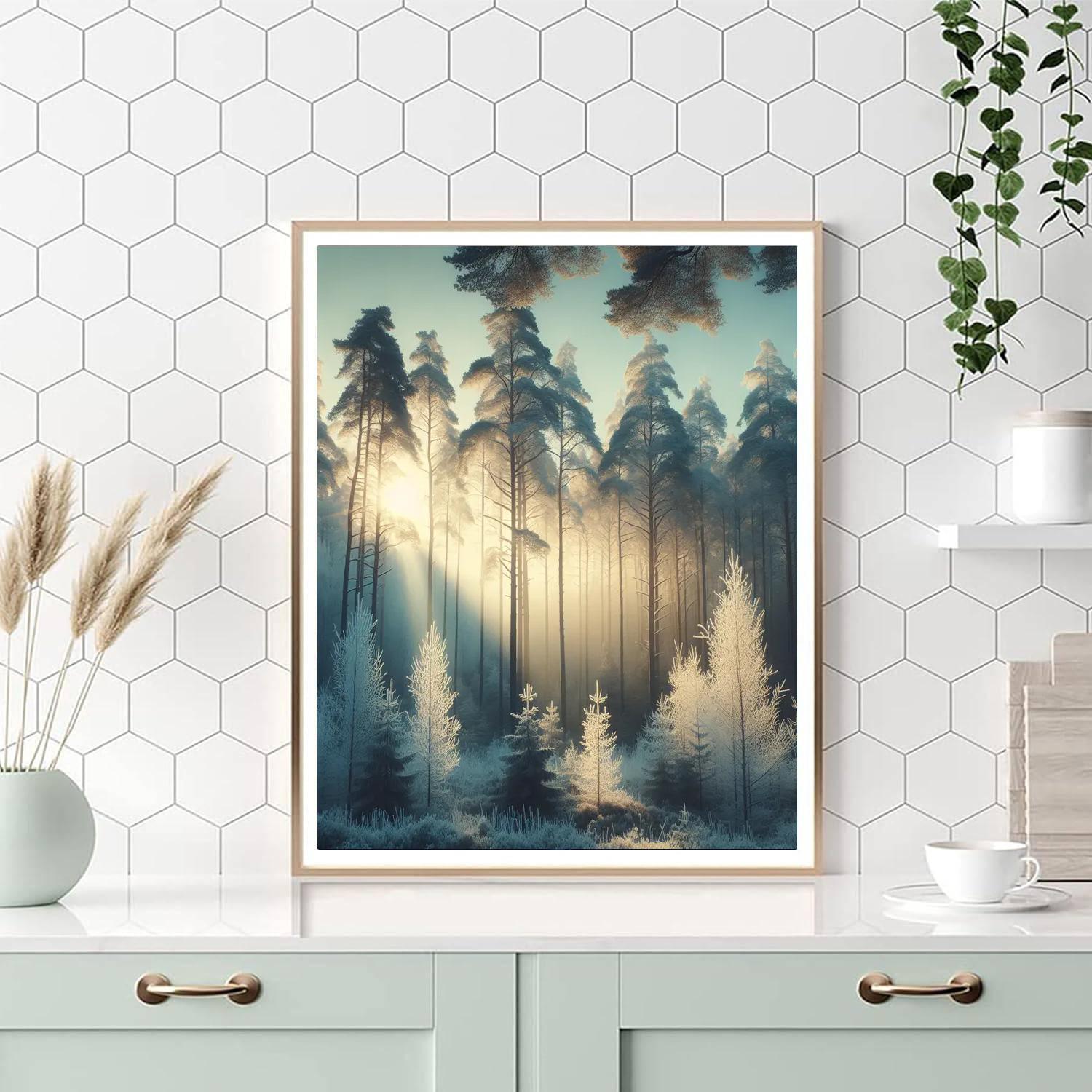 Glistening Pines Numbered Painting Kits