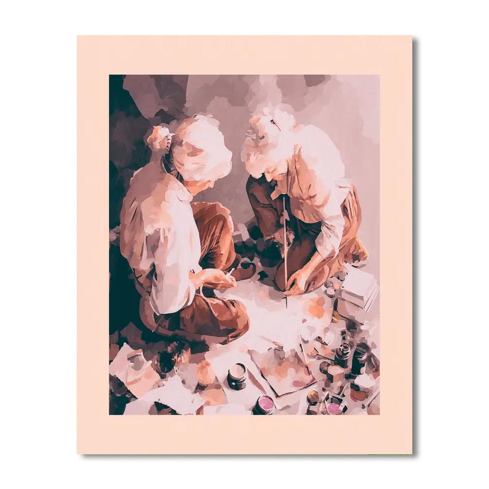 Embracing Memories DIY Paint By Numbers