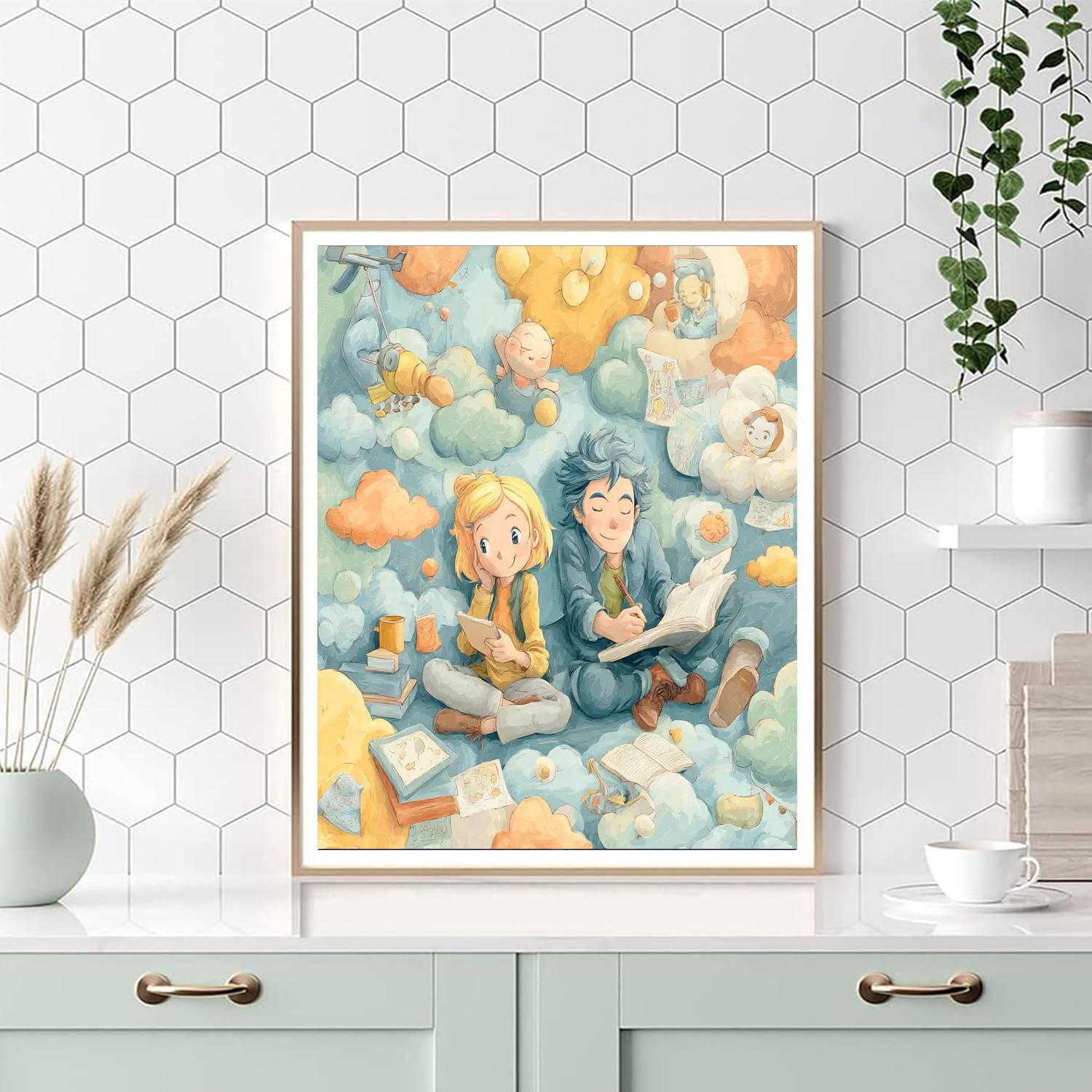 Whisked Away To Dreamland Numbered Painting Kits