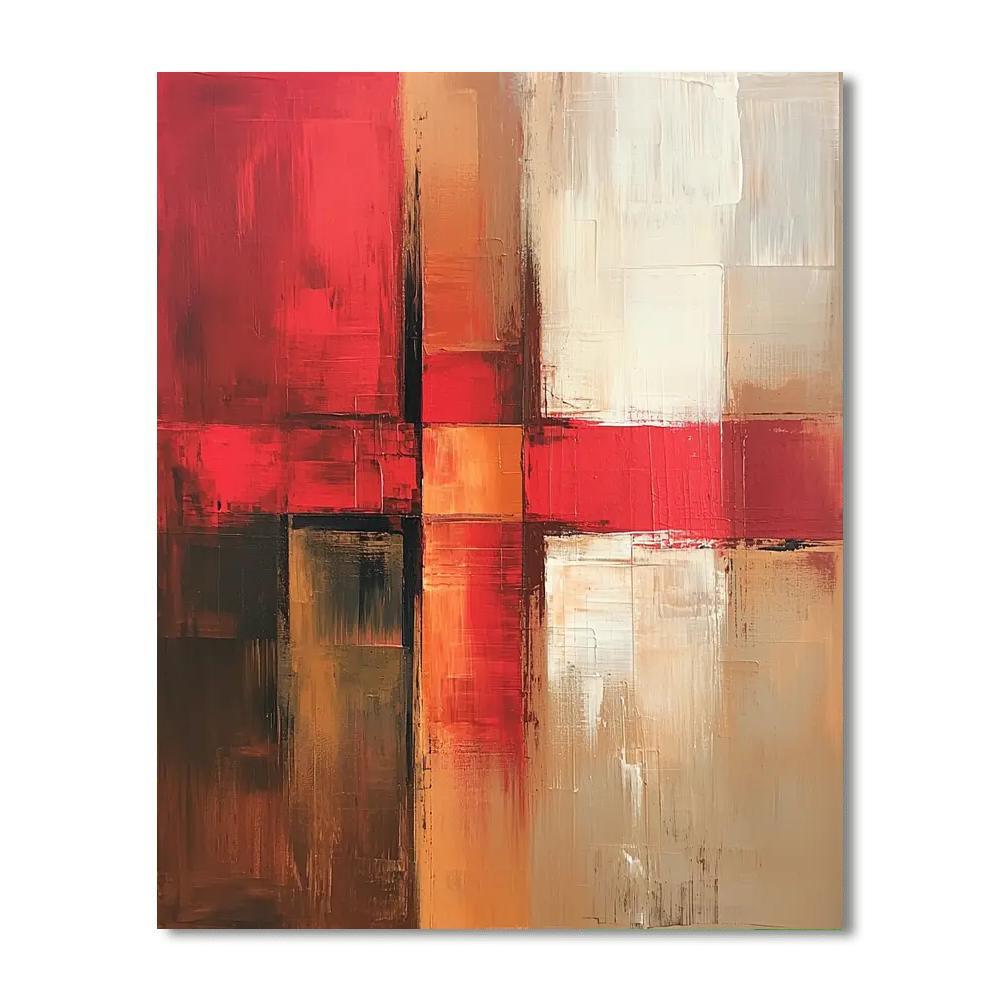 Mark Rothko Inspired Fusion Of Elements  Painting By Numbers Kit