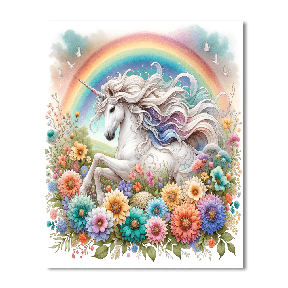 Fantasy Unicorn Paint By Color