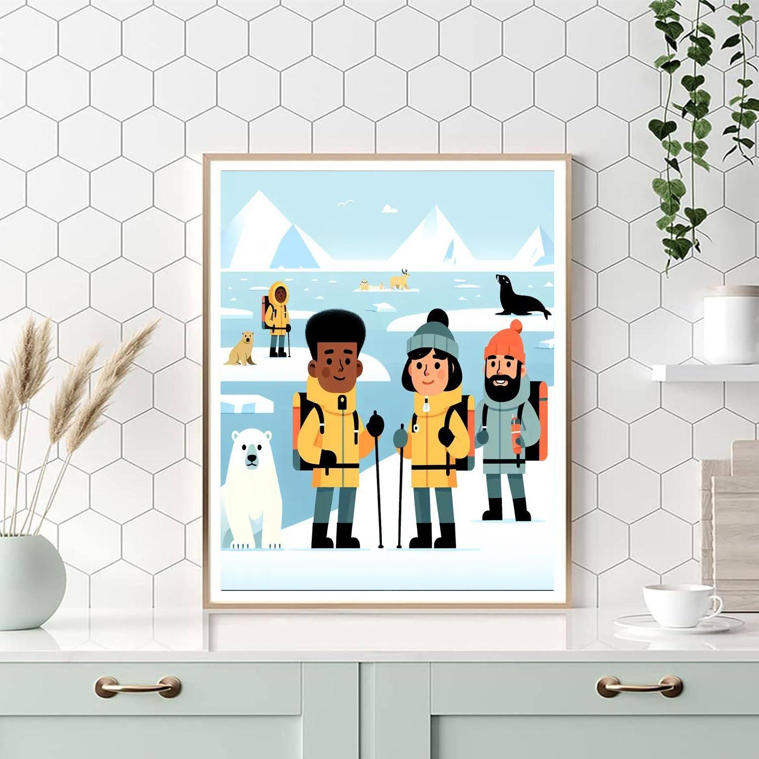 Arctic Explorers Quest Painting By Numbers Kit