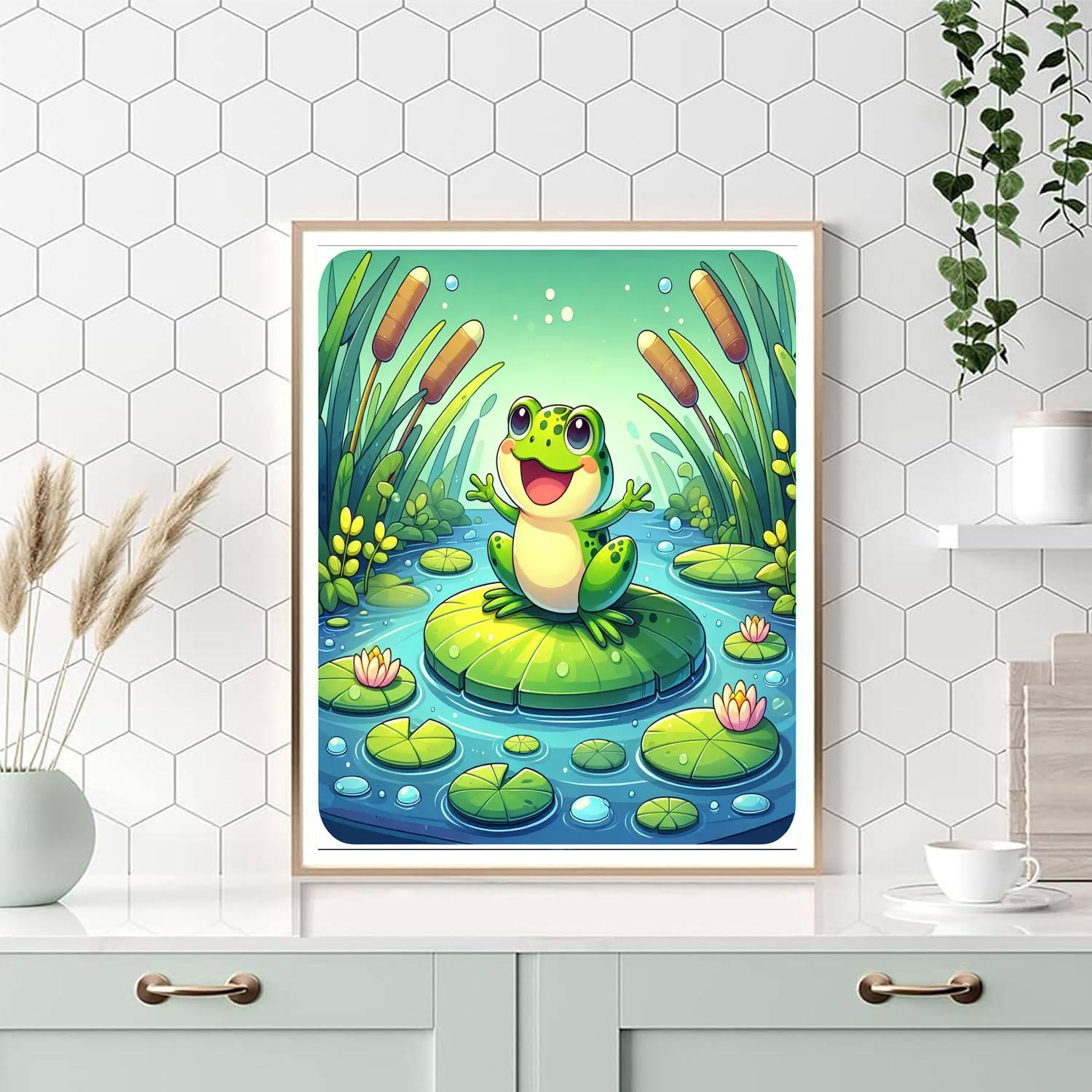 Happy Toad DIY Paint By Numbers