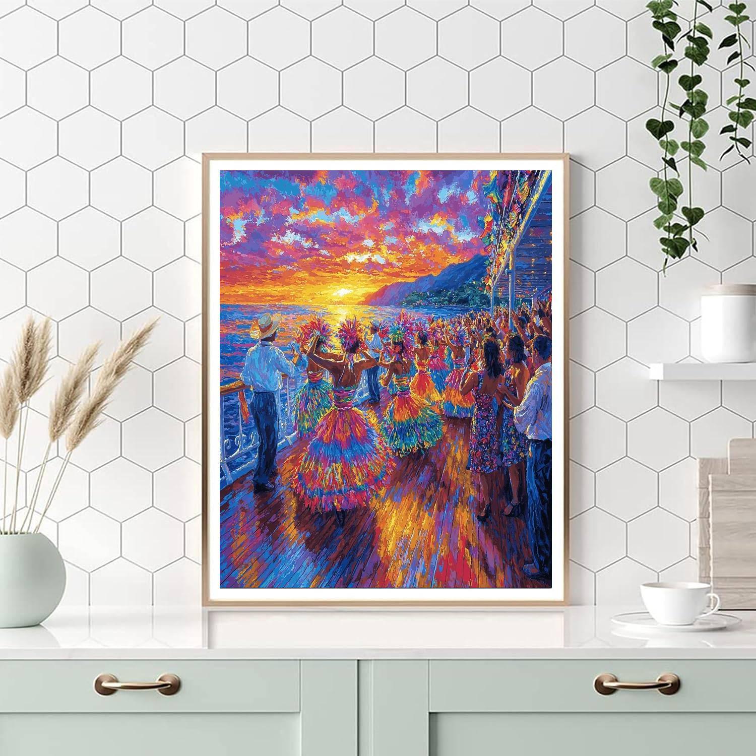 Caribbean Carnaval - Cancun Numbered Painting Kits