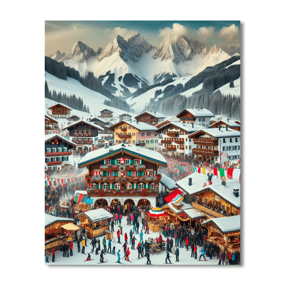 Kitzbühel Alpine Festival - Austria Paint By Numbers