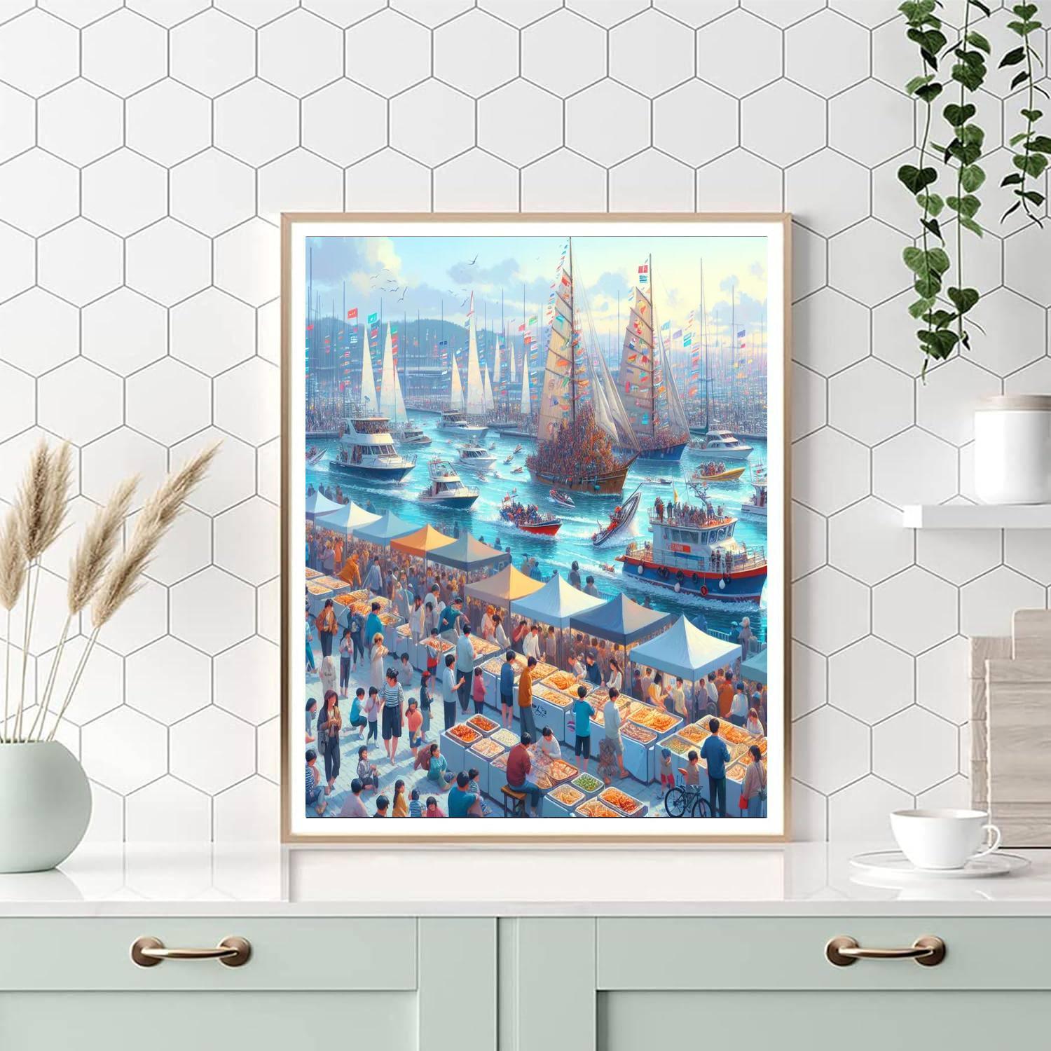 Harbour Festival - Australia Painting By Numbers Kit