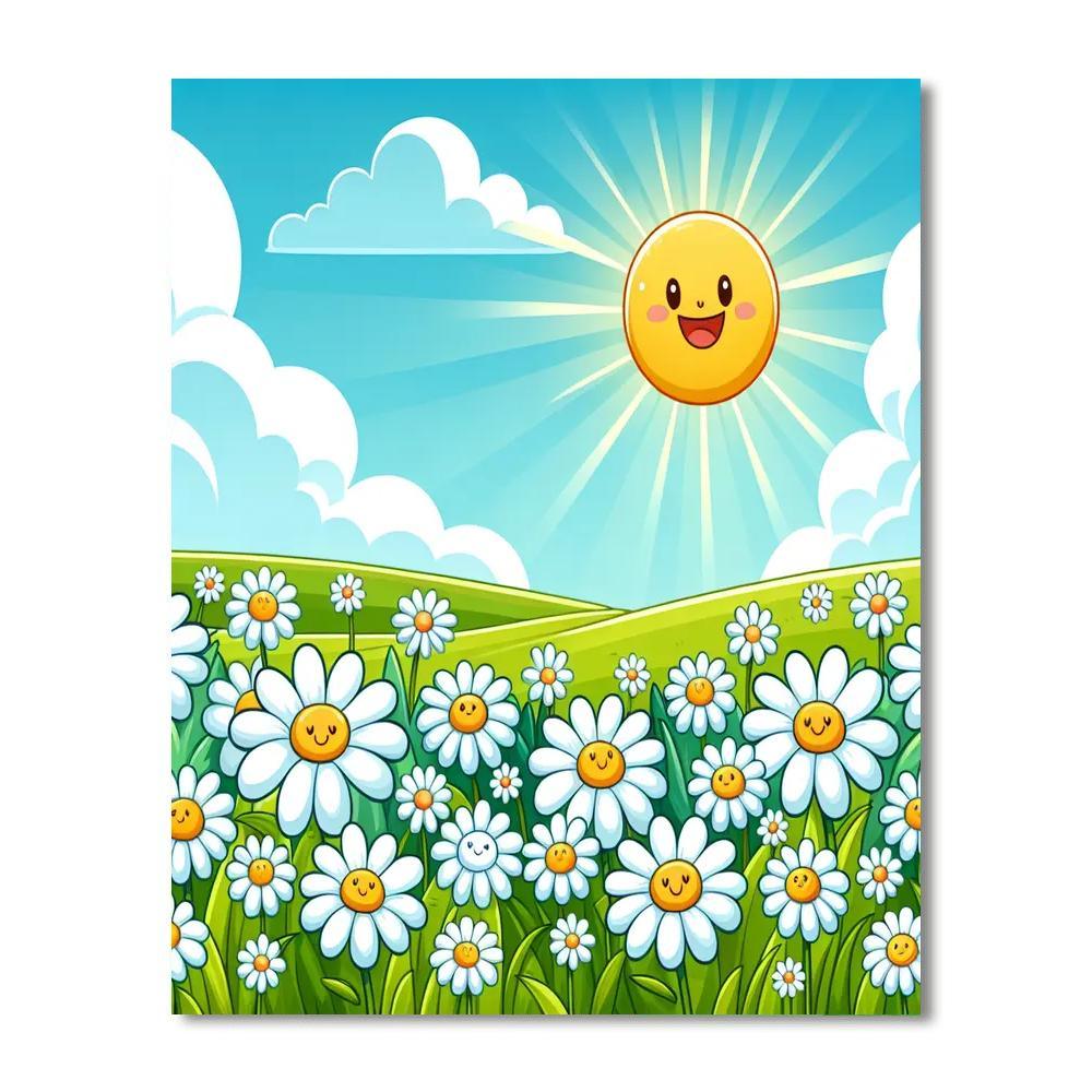 Dazzling Daisies Numbered Painting Kits