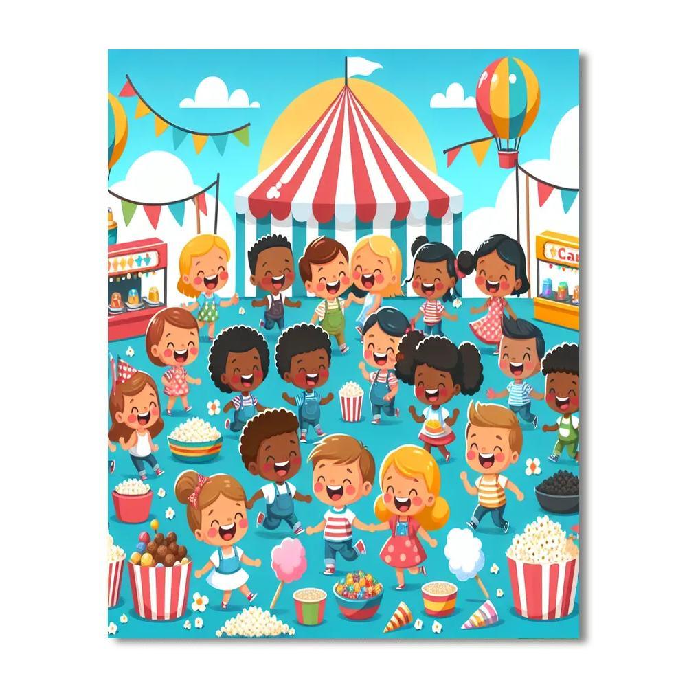 Fantastic Carnival Celebration Paint By Numbers