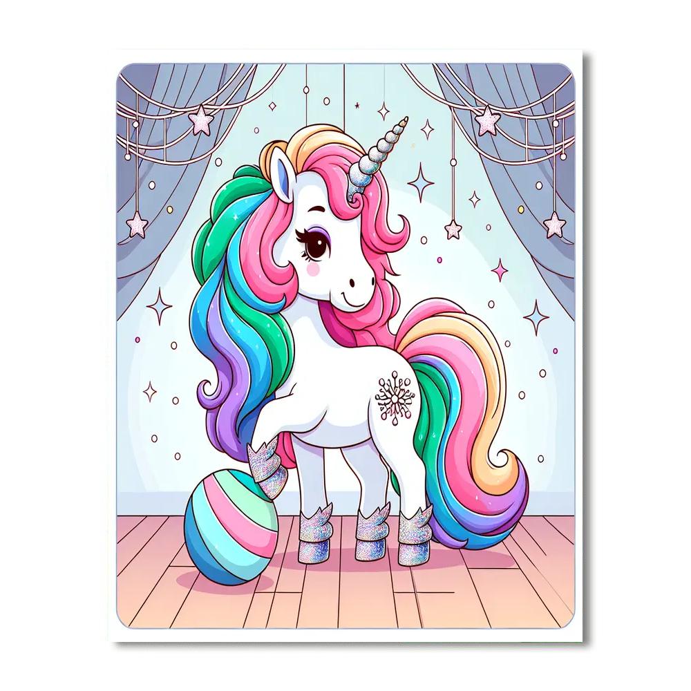 Fantasy Unicorn Ball Paint By Numbers