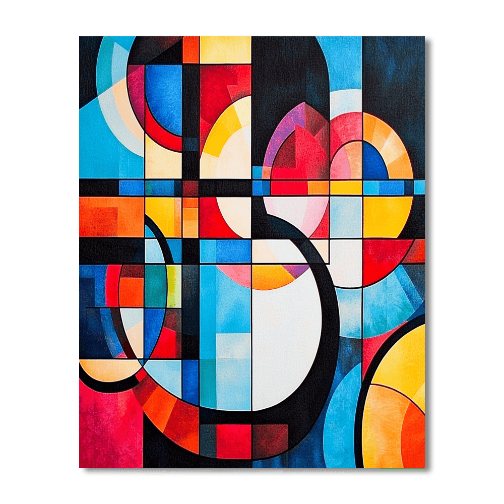 Wassily Kandinsky Inspired The Harmony Of Colors  Numbered Painting Kits