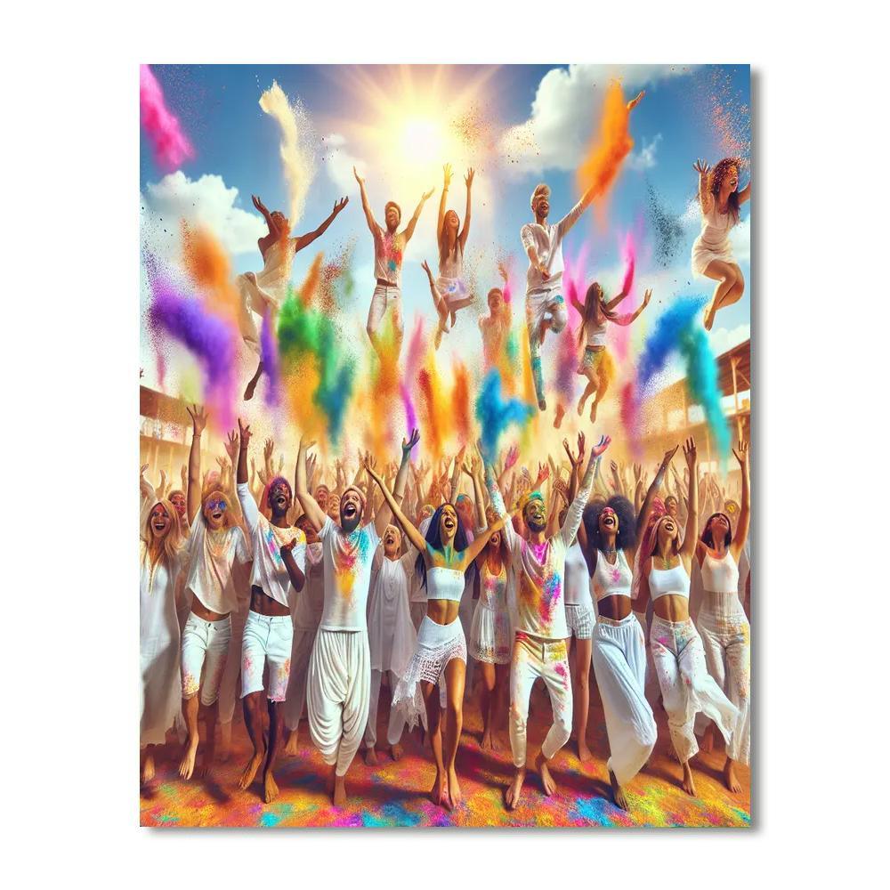 Festival Of Colors - Utah Paint By Color