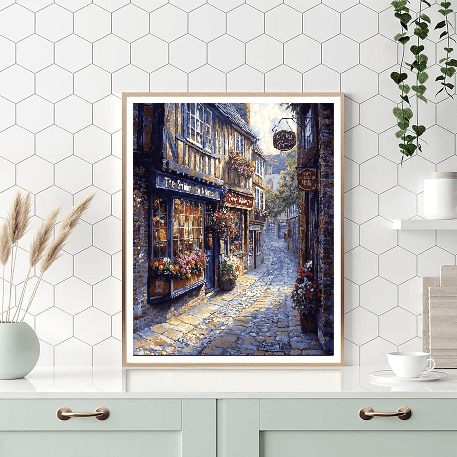 The Shambles - York, England DIY Paint By Numbers