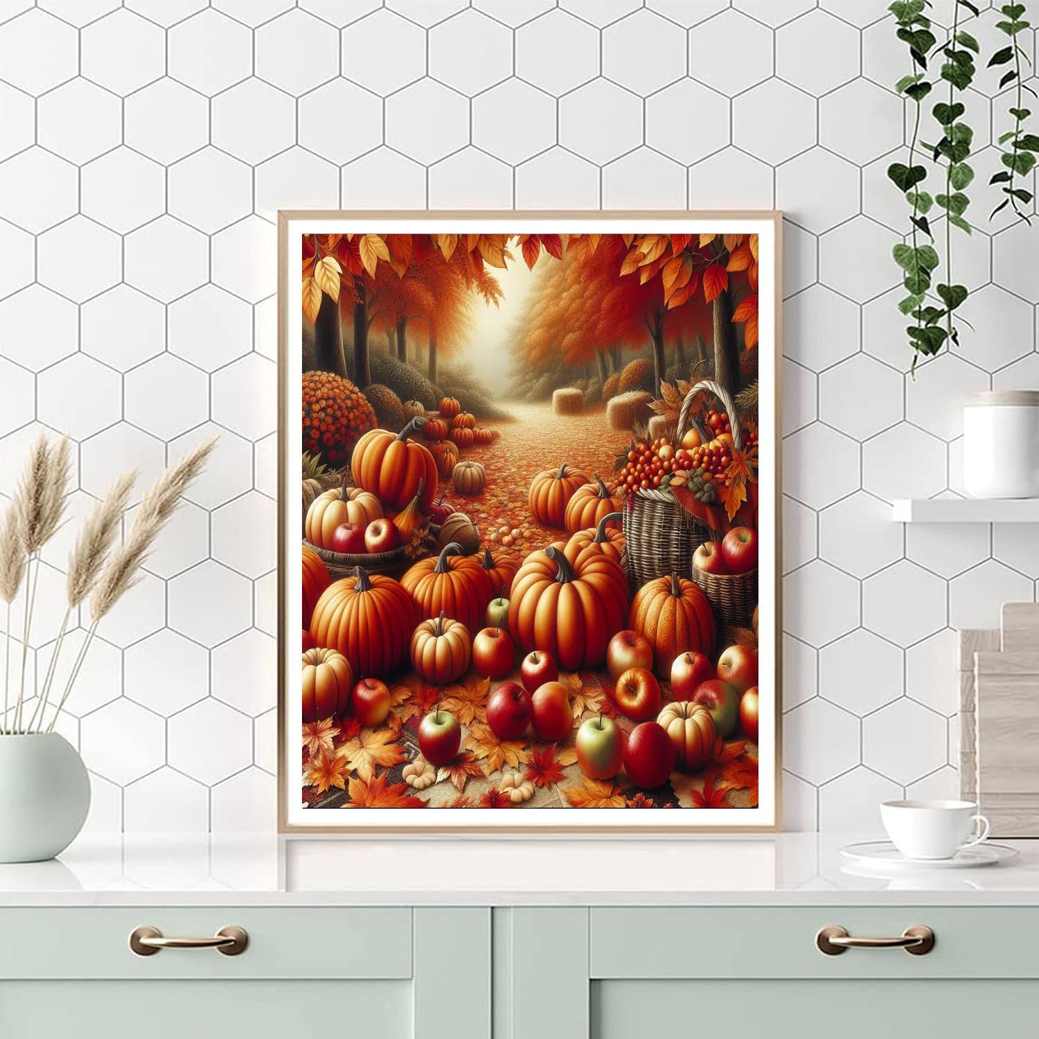 Bountiful Harvest Festival Painting Number Kit