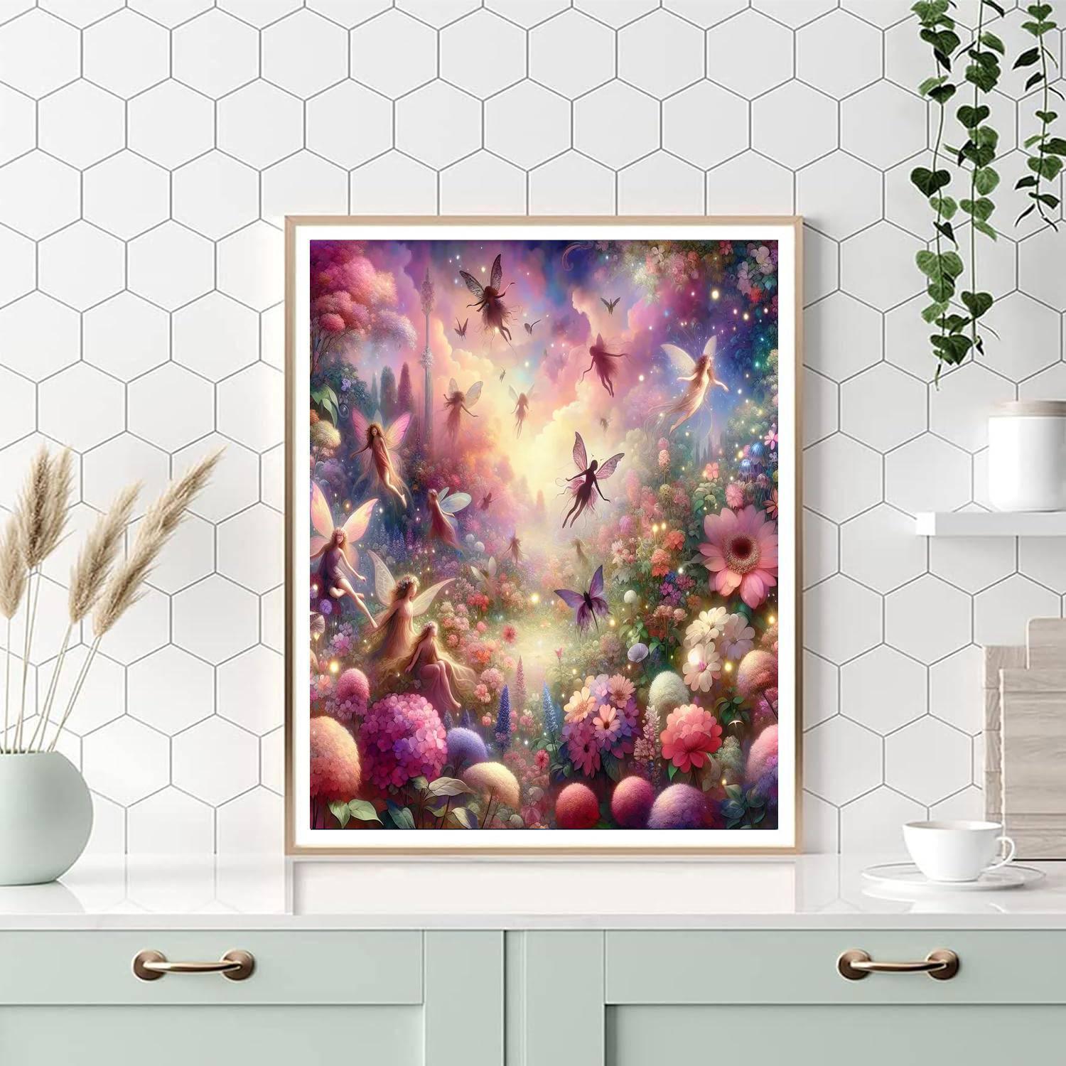 Charming Fairytale Garden Paint By Color